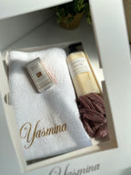 Coffret bain vanille