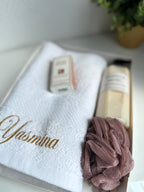 Coffret bain vanille