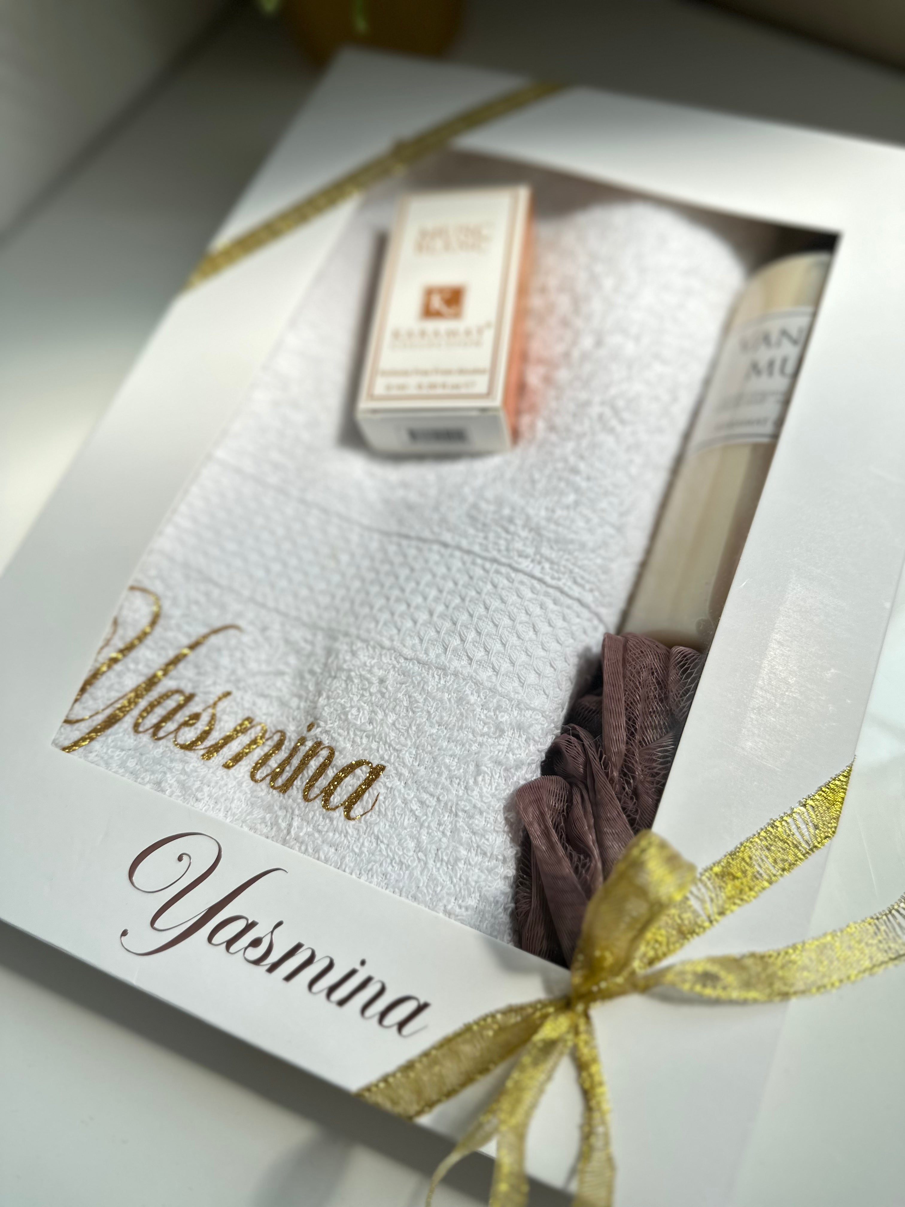 Coffret bain vanille