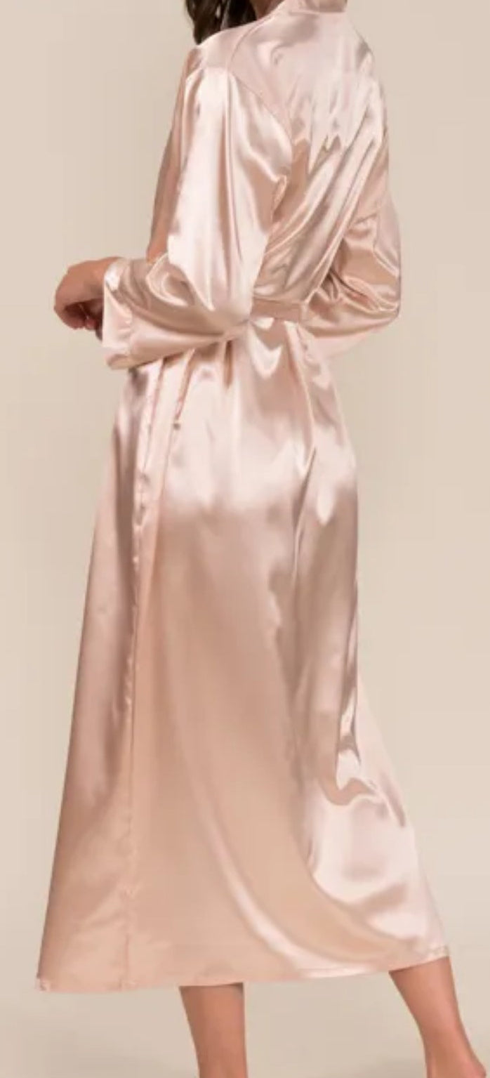 Peignoir long simple