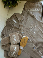 Coffret pyjama marron