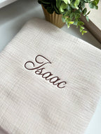 Couverture brodé