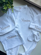 Pyjama bébé 5 pièces brodé